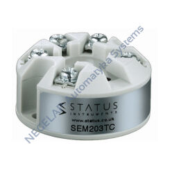 SEM203TC - przetwornik temperatury, programowalny, dla czujników TC/mV, konfiguracja przyciskiem
