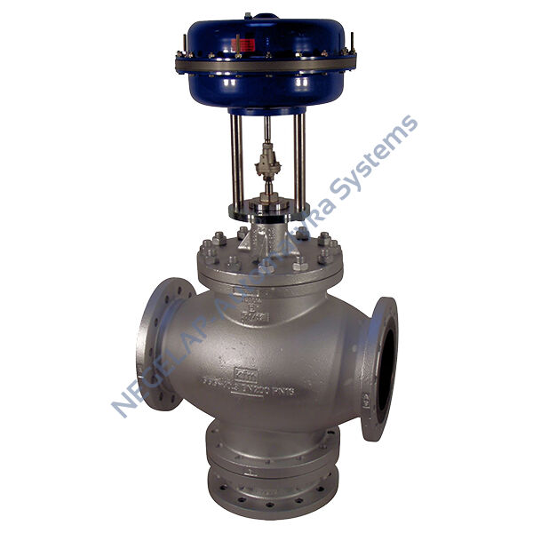 331420Sg, 331520Sg - zawory 3-drog. mieszające z napędem pneumat.; DN200; PN16 / PN25