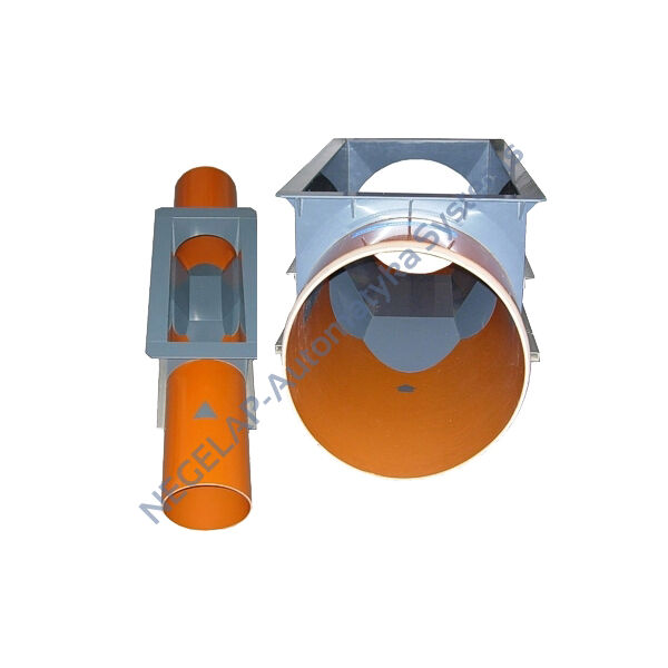 PALMER & BOWLUS - zwężka pomiarowa dla kanałów o przekroju kołowym, ze spływem grawitacyjnym